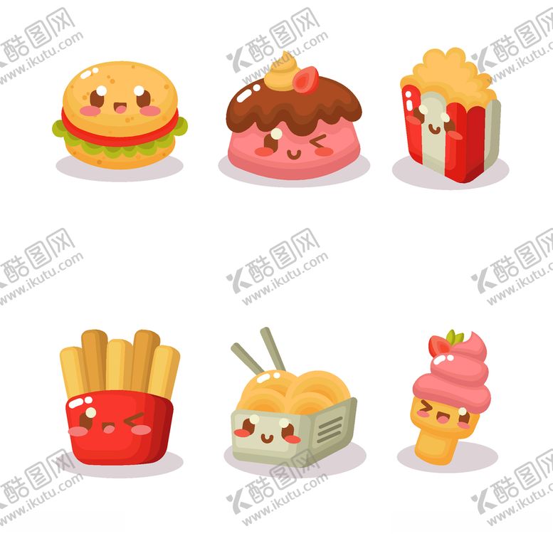 编号：12190407040056454879【酷图网】源文件下载-可爱食物