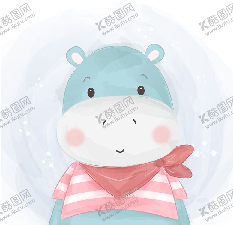 编号：78136209271945161227【酷图网】源文件下载-卡通河马