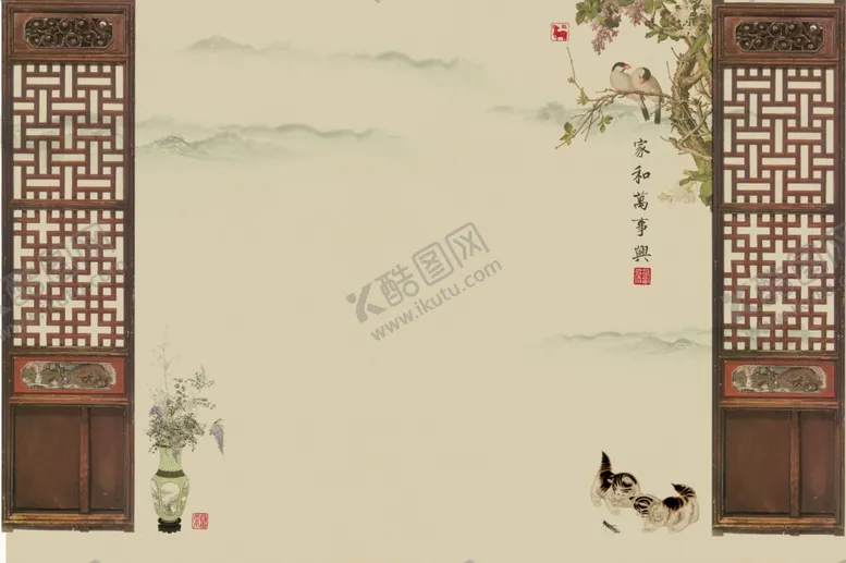 编号：72063107010322317960【酷图网】源文件下载-工笔画