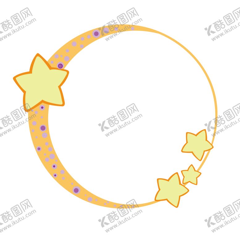 编号：18920806280857218357【酷图网】源文件下载-卡通星星边框