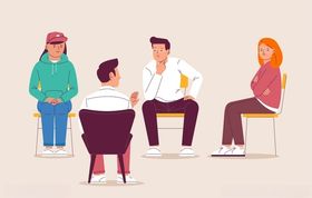人物插图扁平办公矢量