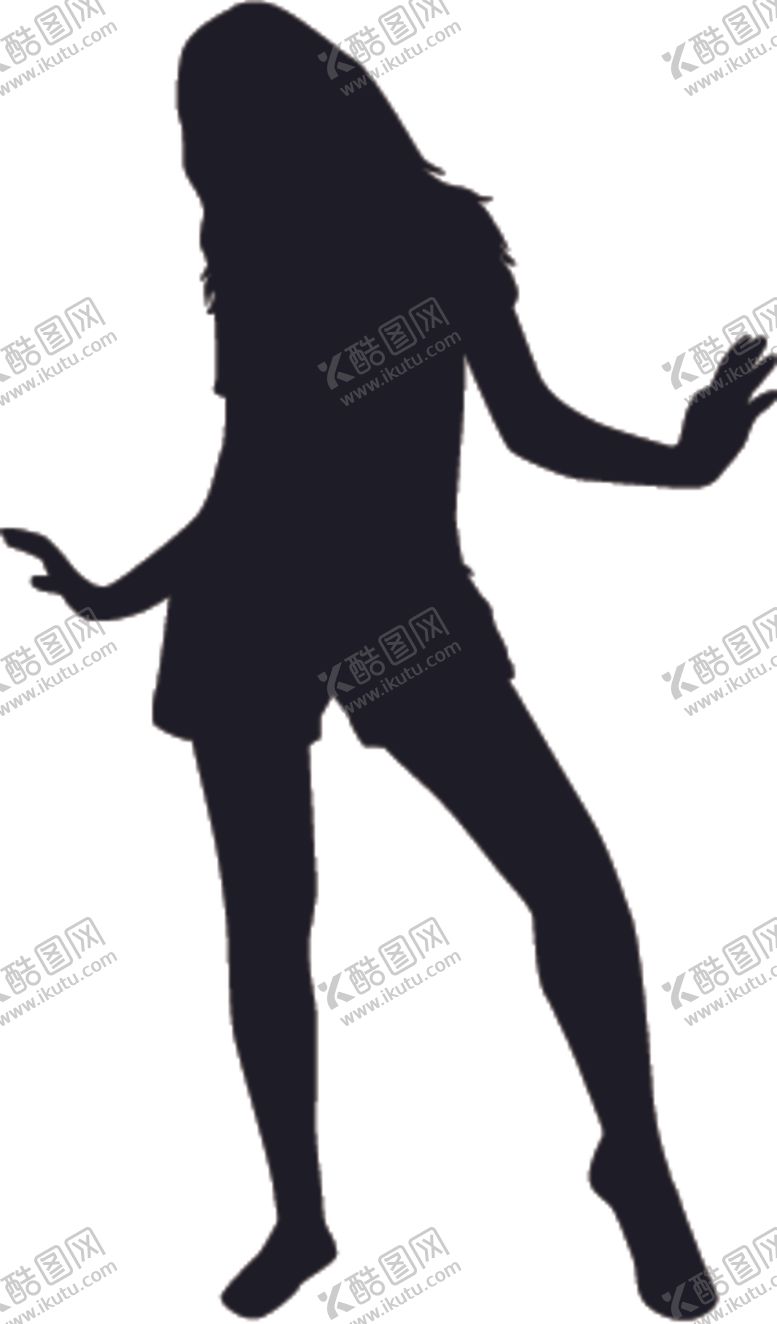 编号：13681205010657023494【酷图网】源文件下载-唱歌跳舞剪影
