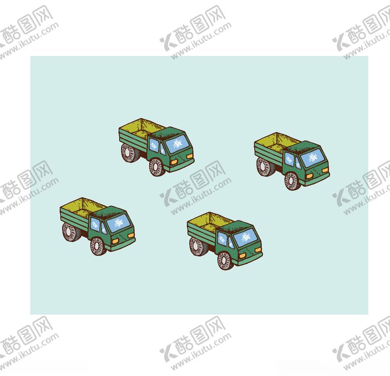 编号：39226910011817339081【酷图网】源文件下载-卡通大卡车