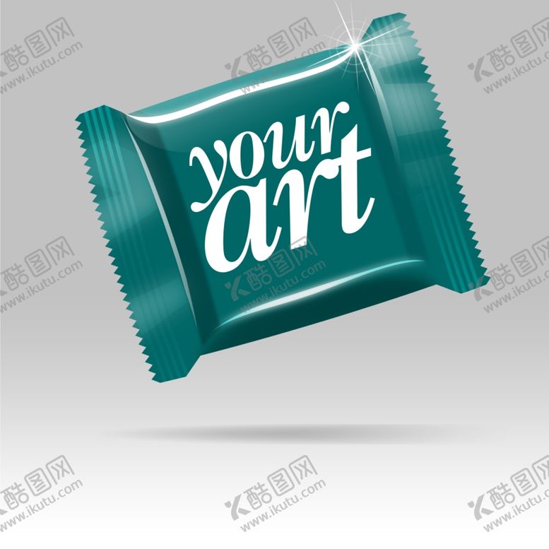 编号：52703410091809593298【酷图网】源文件下载-4款塑料袋巧克力包装贴图