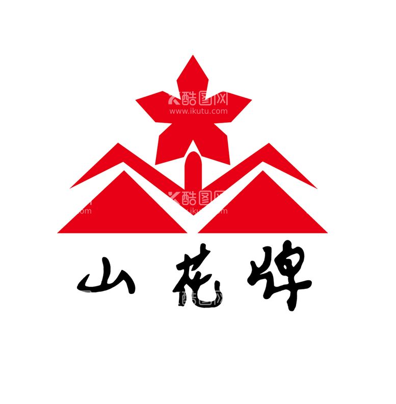 编号：83284111190357056287【酷图网】源文件下载-山花牌logo临摹