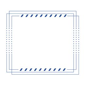 科技边框几何文本PNG