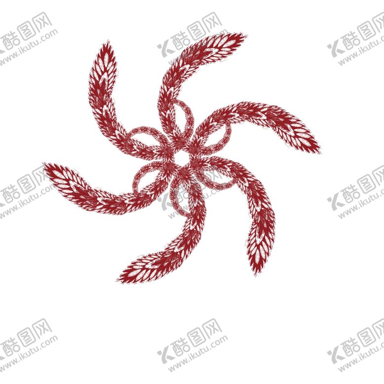 编号：69106709270835477851【酷图网】源文件下载-旋转图案红色花纹设计