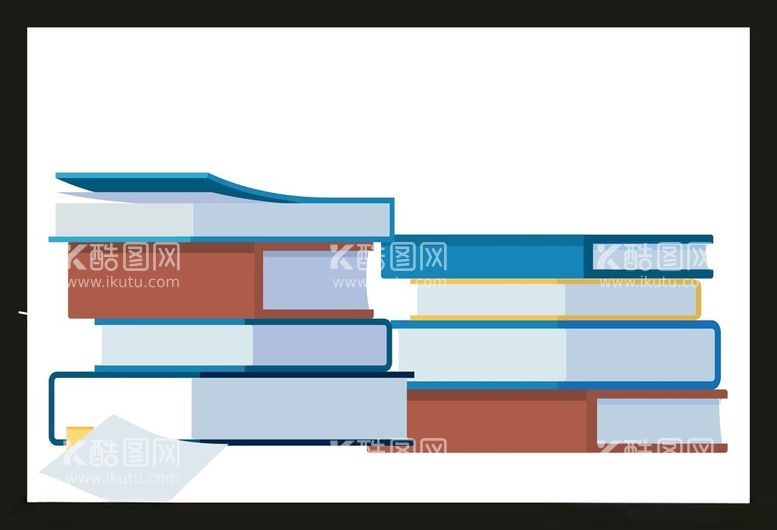 编号：95095902070635129213【酷图网】源文件下载-手绘文具书本