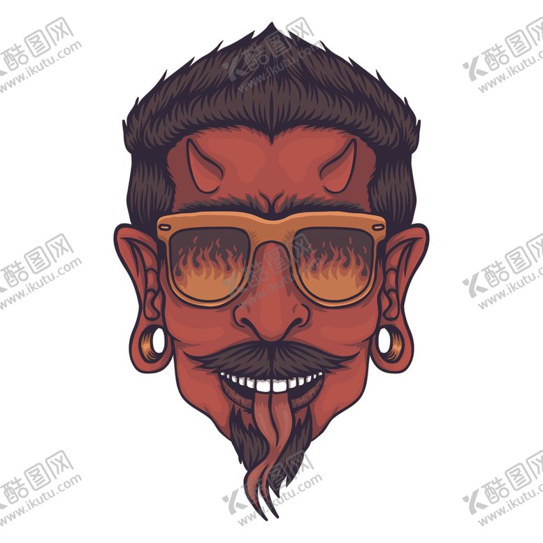 编号：90824310050441273692【酷图网】源文件下载-人物创意头像