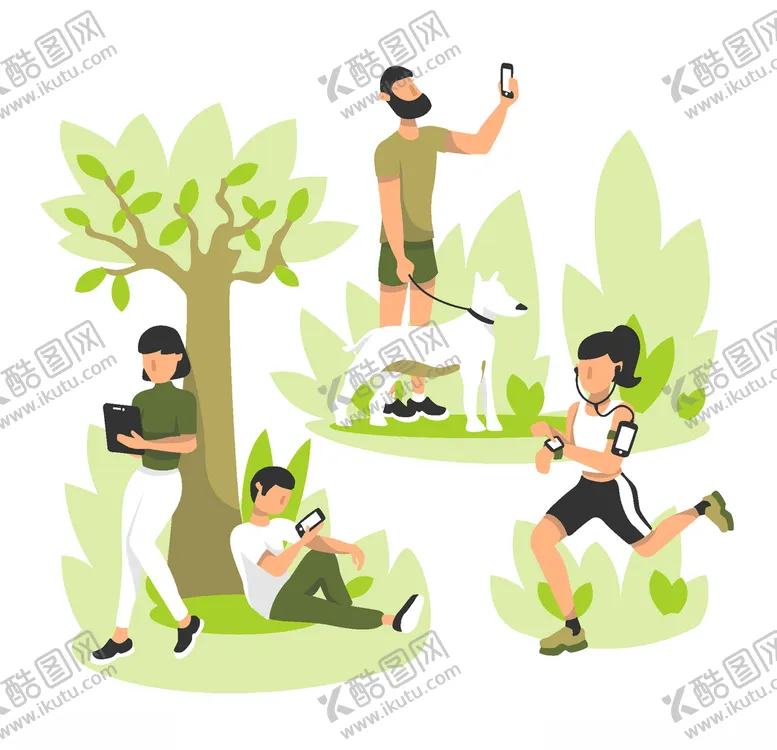 编号：52062804190815591814【酷图网】源文件下载-公园活动