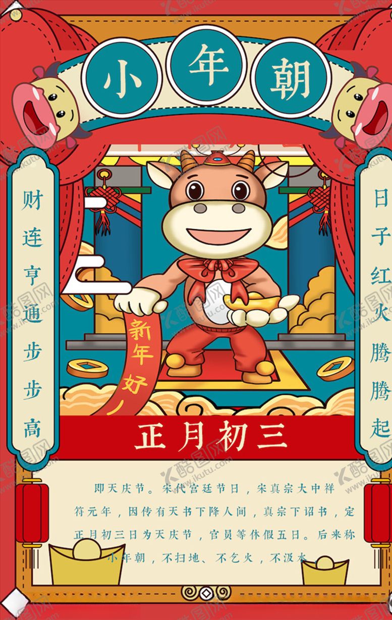 编号：93949304250534251636【酷图网】源文件下载-牛年海报展板