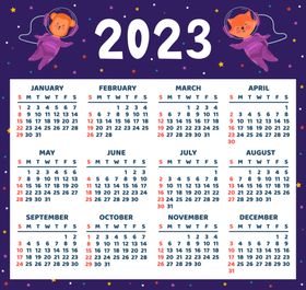 2023日历广告台年挂兔年企业