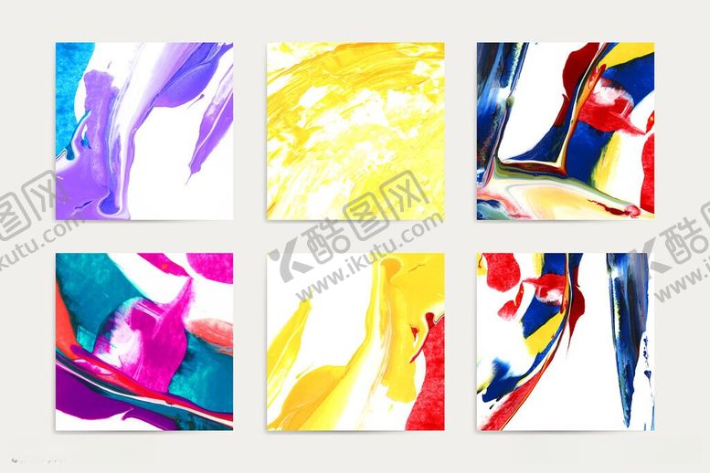 编号：36973706101512575629【酷图网】源文件下载-多彩抽象艺术画作展示