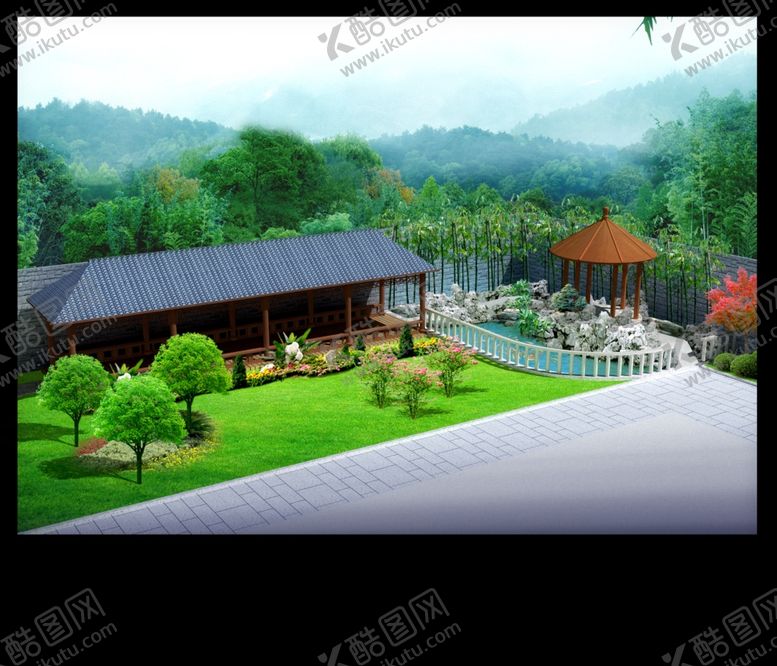 编号：56897610042349482566【酷图网】源文件下载-小庭院