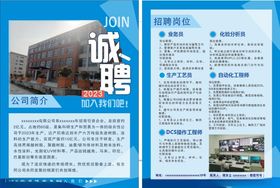 企业招聘宣传单页展示