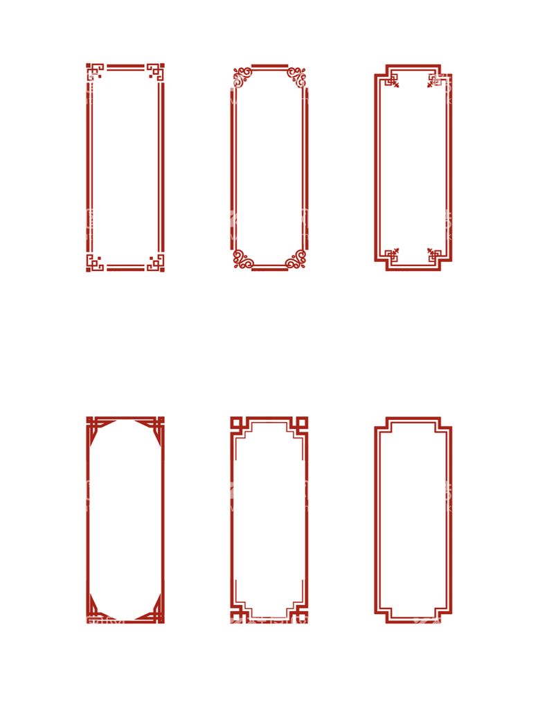 编号：40562709260805206340【酷图网】源文件下载-中国风古典边框