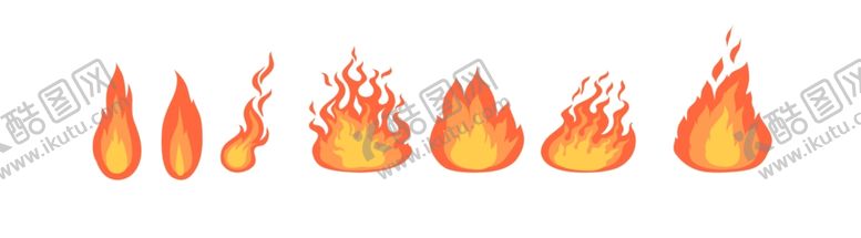 编号：18140312041235078887【酷图网】源文件下载-卡通简约免扣火焰