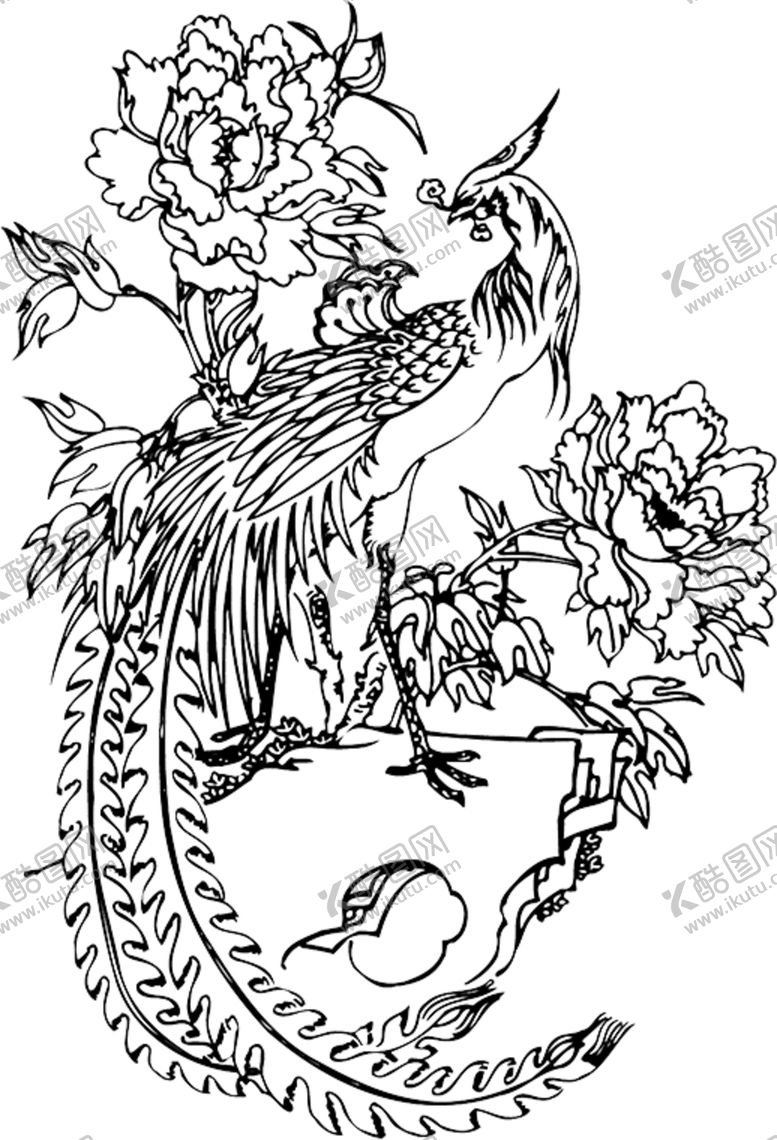 编号：45439005110114152834【酷图网】源文件下载-手绘水彩凤凰