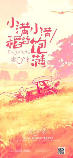 小满节气海报