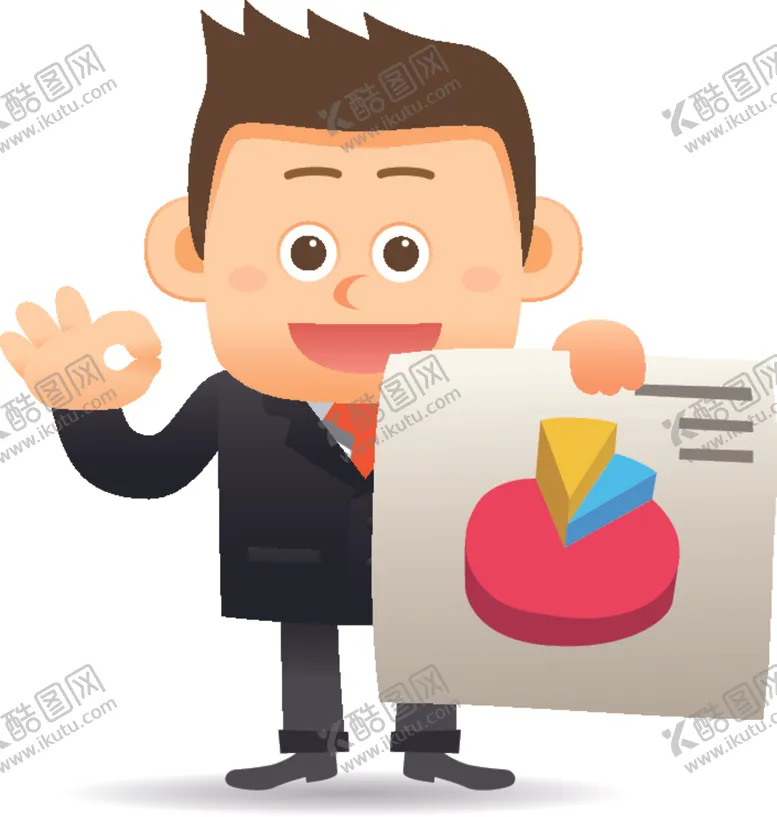 编号：37908606282334238836【酷图网】源文件下载-卡通商务男性