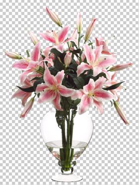 透明底花艺绿植摆件桌花