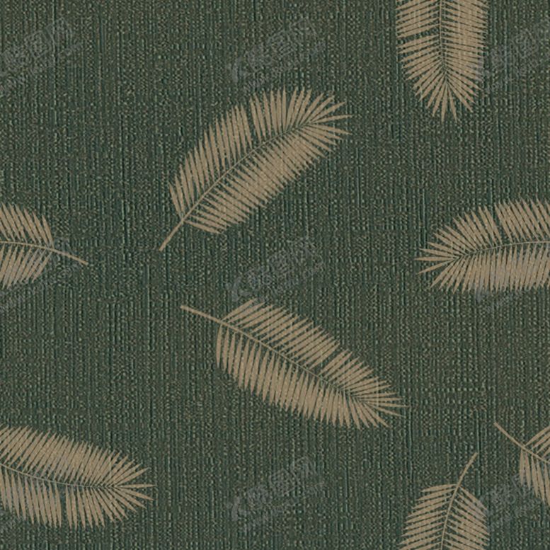 编号：21773109110050323629【酷图网】源文件下载-时尚现代轻奢棕榈叶壁纸素材