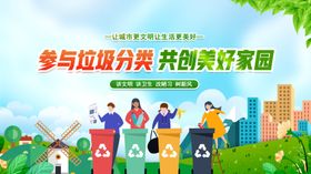 参与垃圾分类共创美好家园