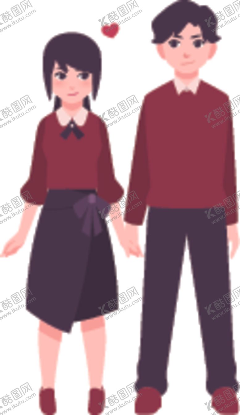 编号：77121309221033252445【酷图网】源文件下载-情侣装