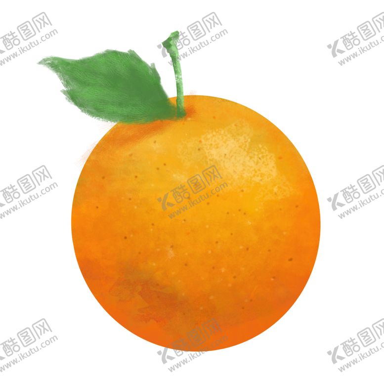 编号：31127310160150093008【酷图网】源文件下载-手绘橙子