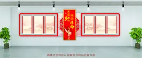 党建文化墙展板入誓词形象图