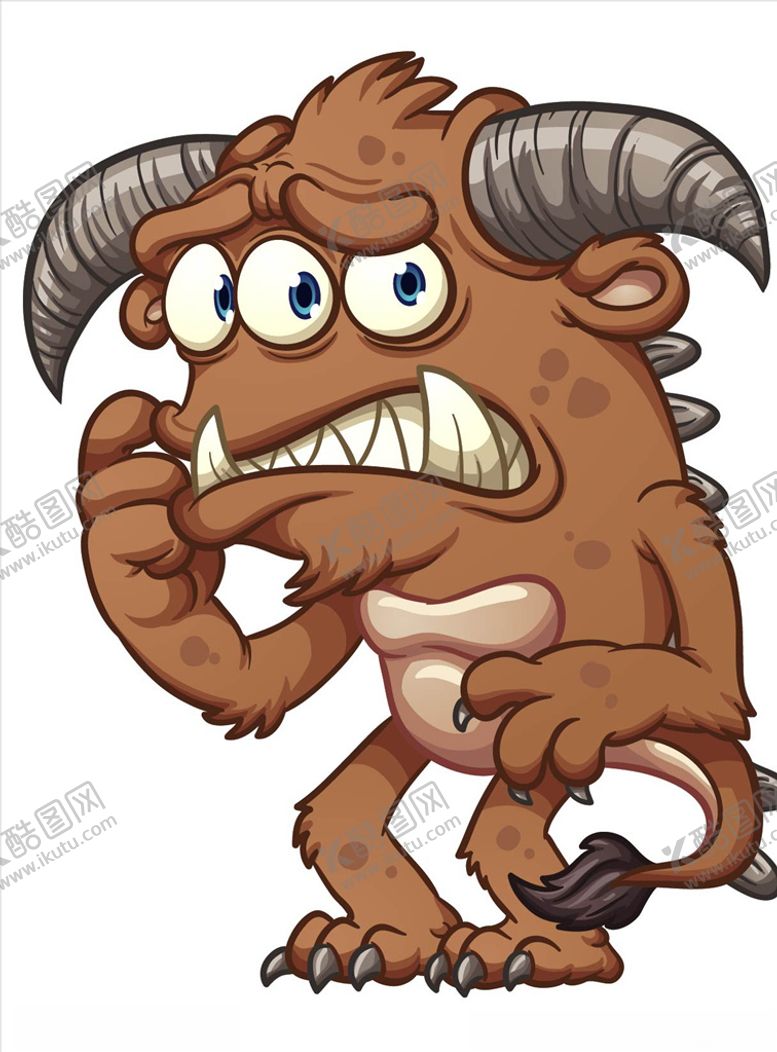 编号：81000009280638015659【酷图网】源文件下载-卡通怪兽