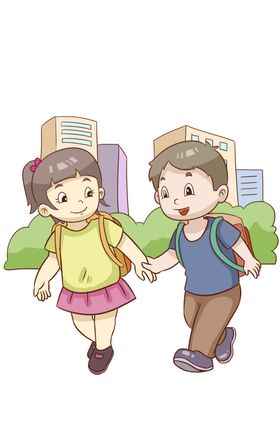 卡通小学生