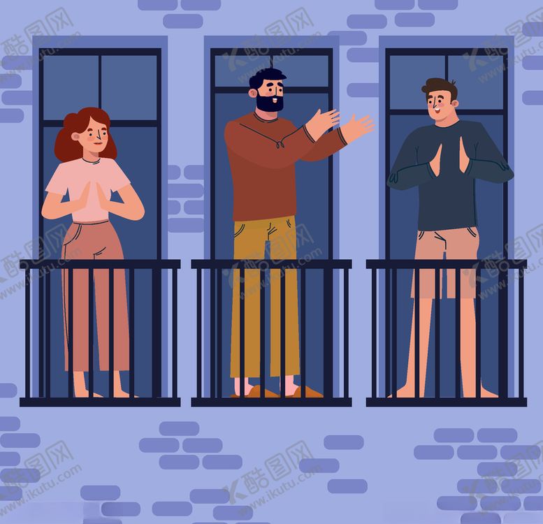 编号：30259909200856052427【酷图网】源文件下载-矢量卡通休闲人物