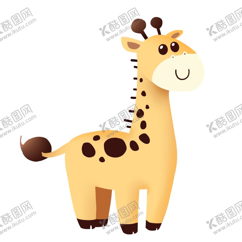 编号：48963605091914106227【酷图网】源文件下载-卡通长颈鹿