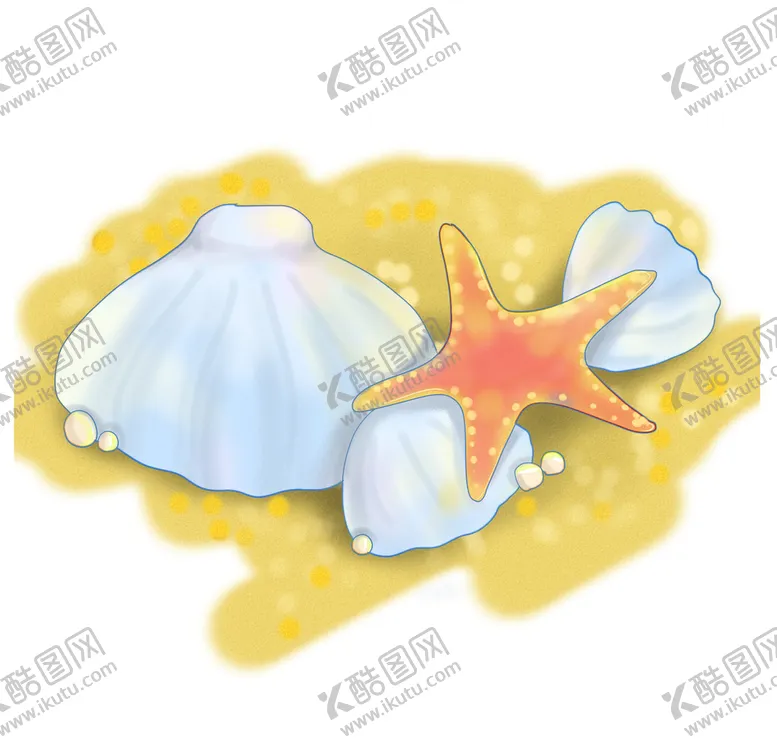 编号：11131610190745105411【酷图网】源文件下载-贝壳插画元素  