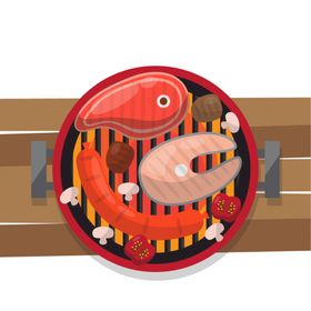 烧烤BBQ烹调方式夜宵