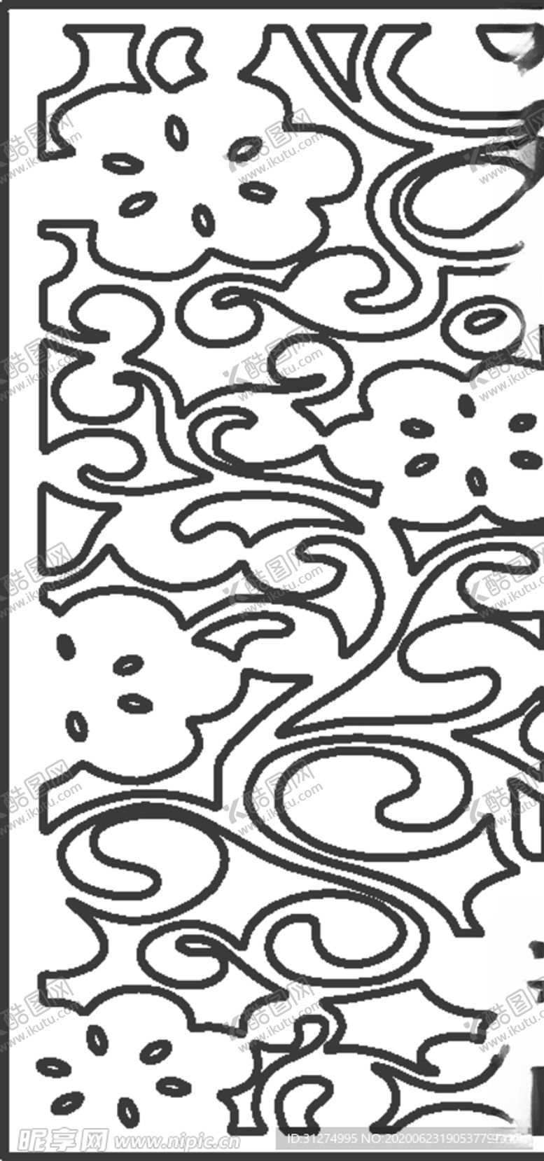 编号：66396110031807599568【酷图网】源文件下载-镂空花图案