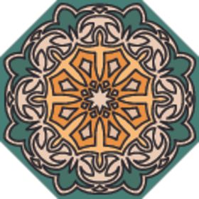 古典少数民族花纹底纹矢量