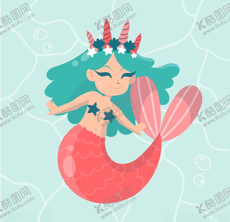 编号：39189709271127085334【酷图网】源文件下载-美人鱼
