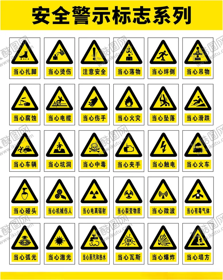 编号：46706402191114468566【酷图网】源文件下载-警示标识