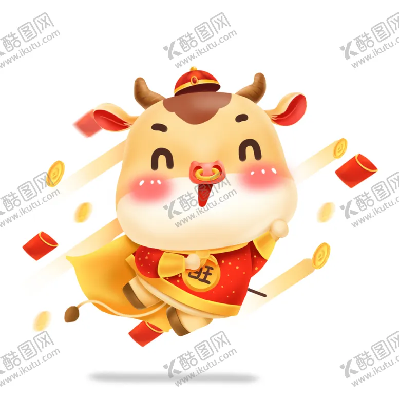 编号：12783004110411138625【酷图网】源文件下载-牛卡通形象(253)