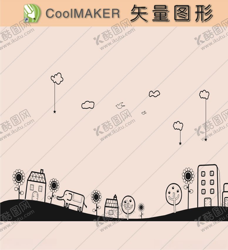 编号：36206410260825064084【酷图网】源文件下载-卡通画卡通素材矢量动物