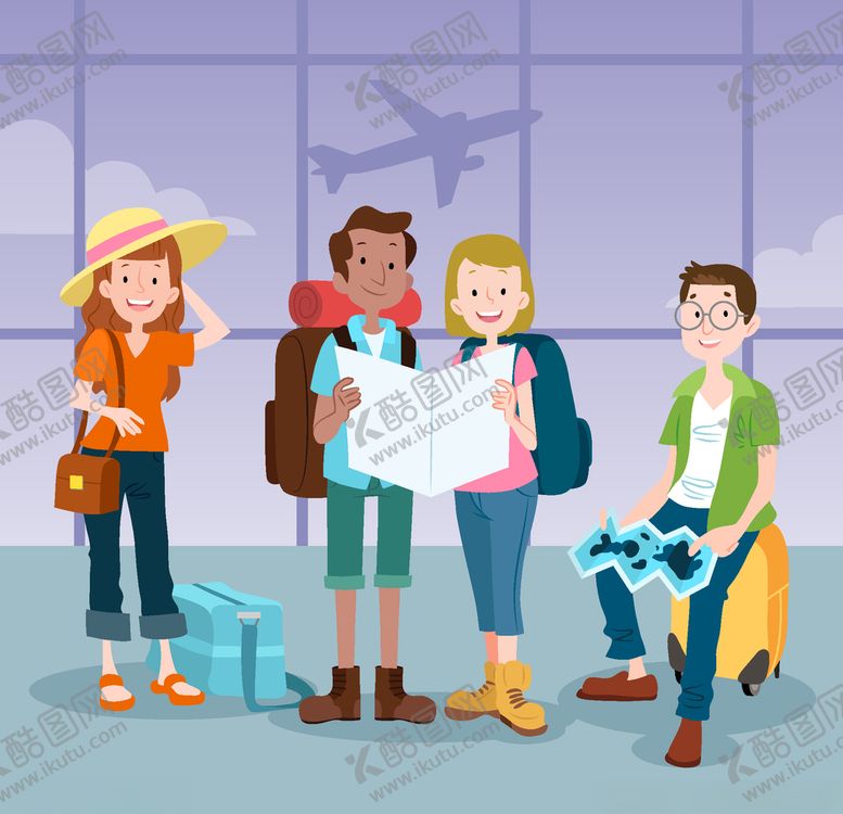 编号：79813410100203589996【酷图网】源文件下载-旅客游客