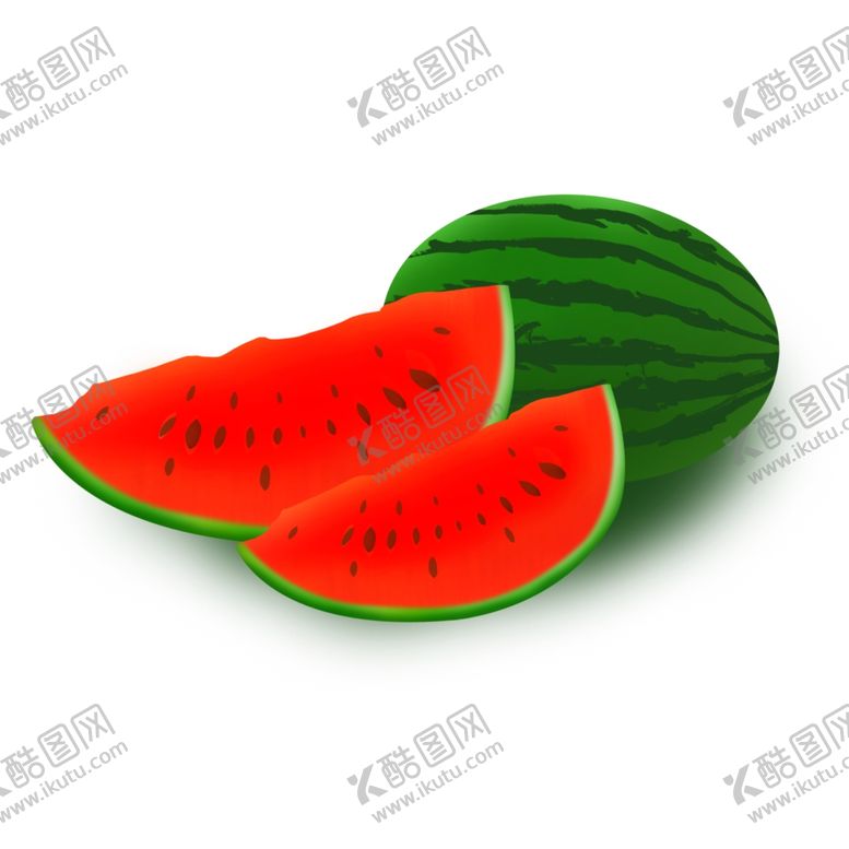 编号：84151702161302457181【酷图网】源文件下载-西瓜插画点缀元素