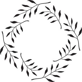 手绘森系边框