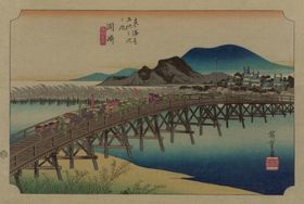 日本街景风景浮世绘