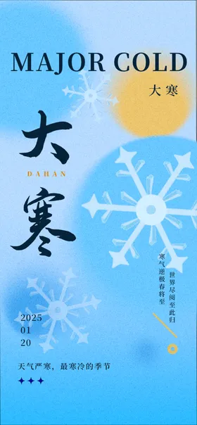大寒海报