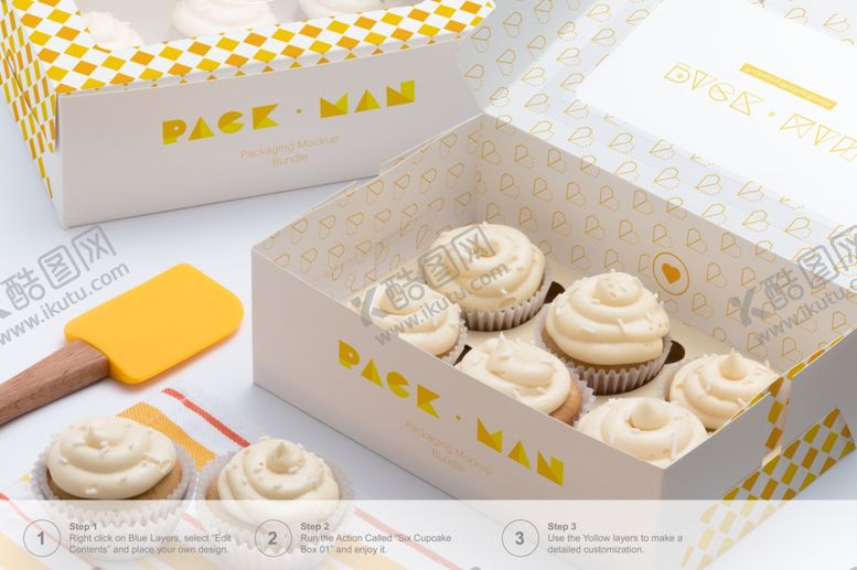 编号：63815211010808526612【酷图网】源文件下载-蛋糕盒包装样机