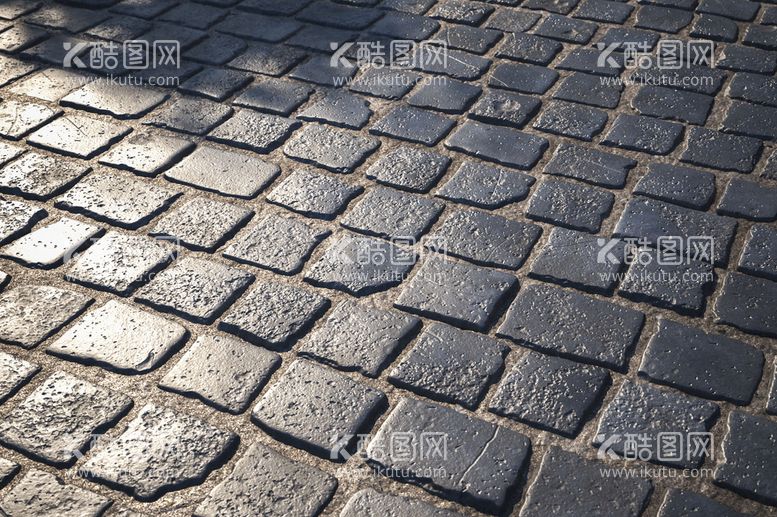 编号：30683112151909318393【酷图网】源文件下载-8K人行道路面材质3D贴图