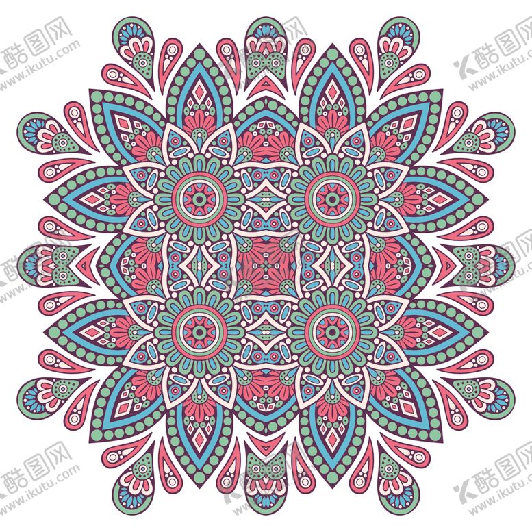 编号：73827909172147228597【酷图网】源文件下载-复古民族花纹